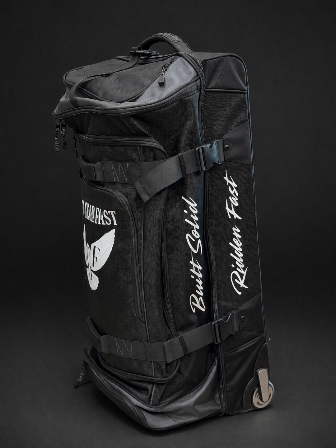 Heavy Duty Premium Rolling Gear Bag – Large Wheeled Travel Duffel | First Gear Fast