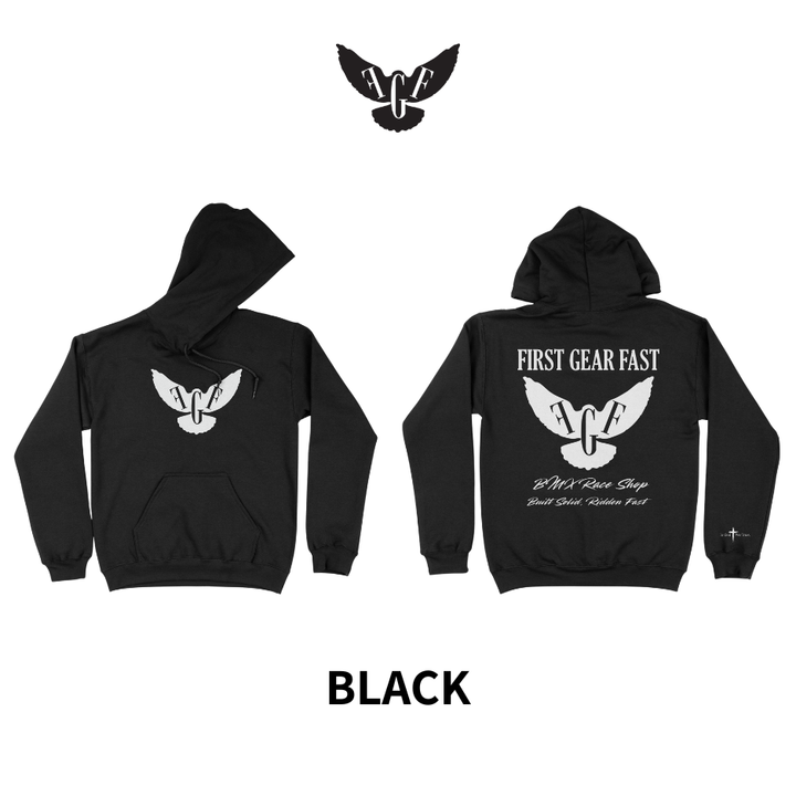 Heavyweight Hoodie – Classic Fleece Pullover Sweatshirt | First Gear Fast