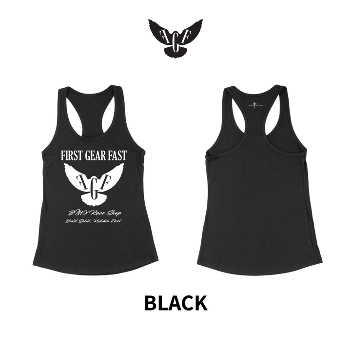 Premium Performance Racerback Tank Top – Soft Tri-Blend Athletic Women’s Tank | First Gear Fast