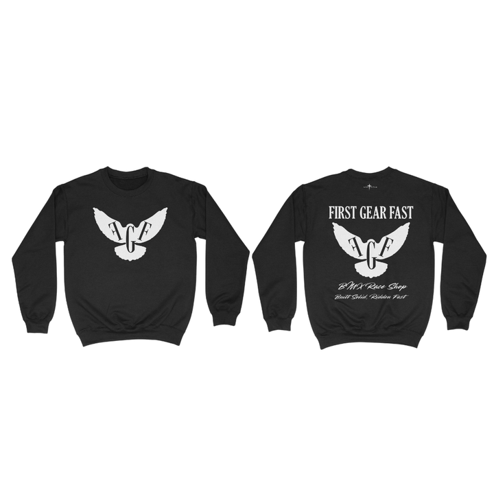 Heavyweight Crewneck Sweatshirt – Classic Fleece Pullover | First Gear Fast