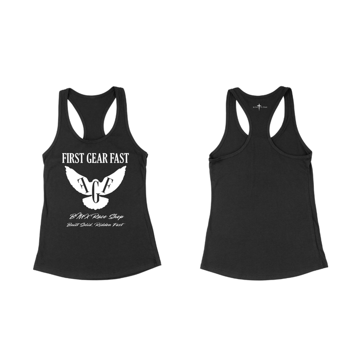 Premium Performance Racerback Tank Top – Soft Tri-Blend Athletic Women’s Tank | First Gear Fast