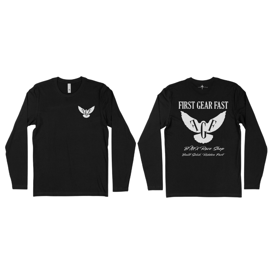 Premium Performance Long Sleeve Shirt – Lightweight Athletic Track Tee | First Gear Fast
