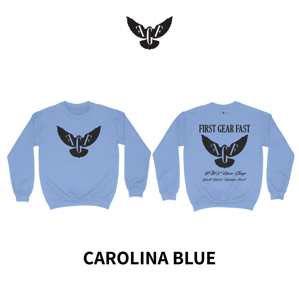 Heavyweight Crewneck Sweatshirt – Classic Fleece Pullover | First Gear Fast