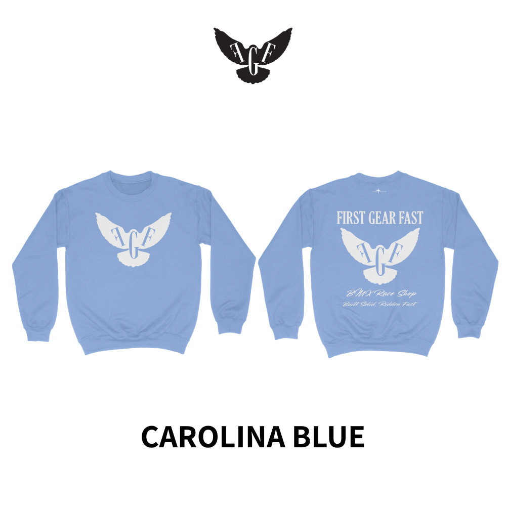Heavyweight Crewneck Sweatshirt – Classic Fleece Pullover | First Gear Fast