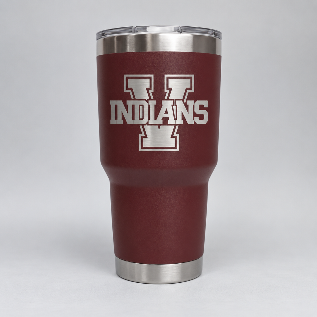 30 oz. Engraved Tumbler | Silver Finish