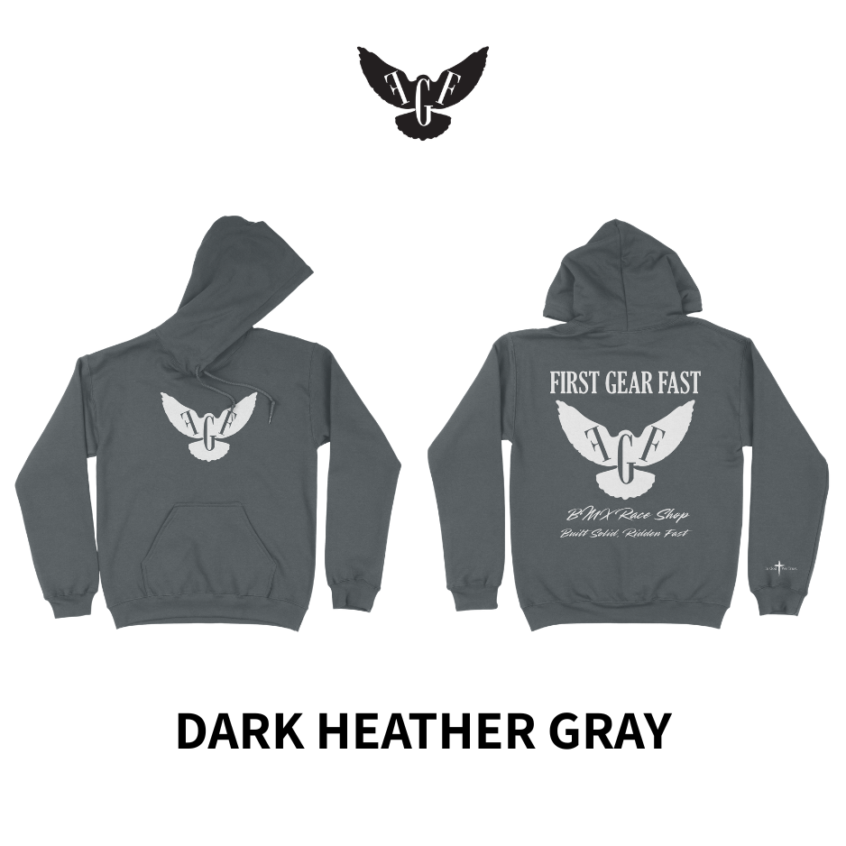 Heavyweight Hoodie – Classic Fleece Pullover Sweatshirt | First Gear Fast
