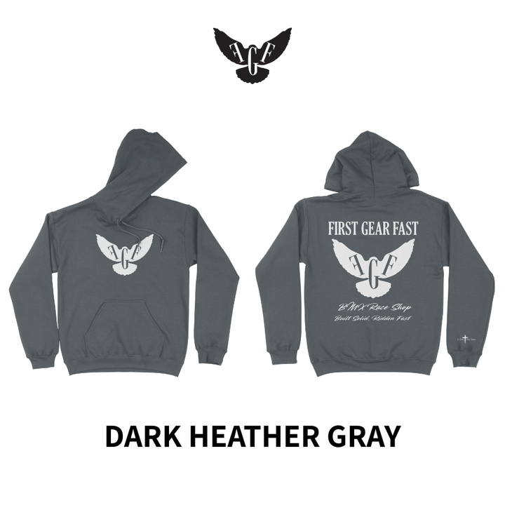 Heavyweight Hoodie – Classic Fleece Pullover Sweatshirt | First Gear Fast