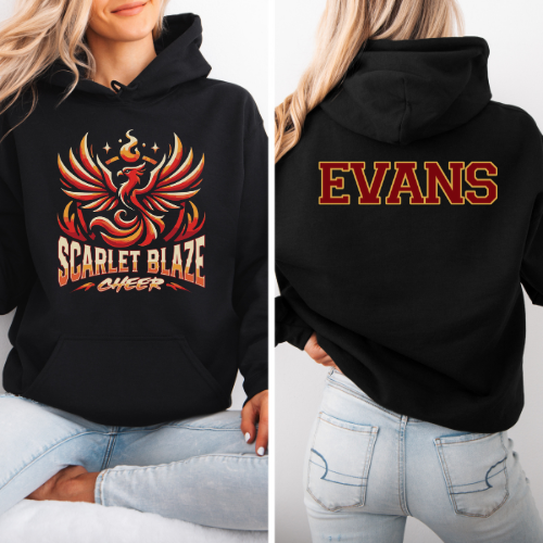 Scarlet Blaze Cheer Official Hoodie