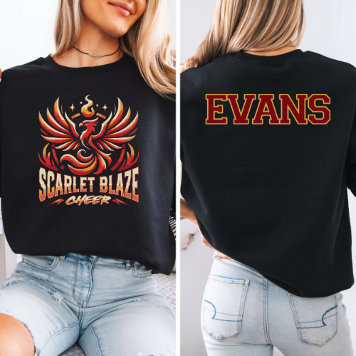 Scarlet Blaze Cheer Official Sweatshirt