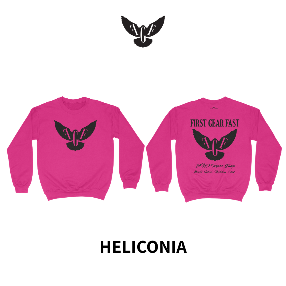 Heavyweight Crewneck Sweatshirt – Classic Fleece Pullover | First Gear Fast