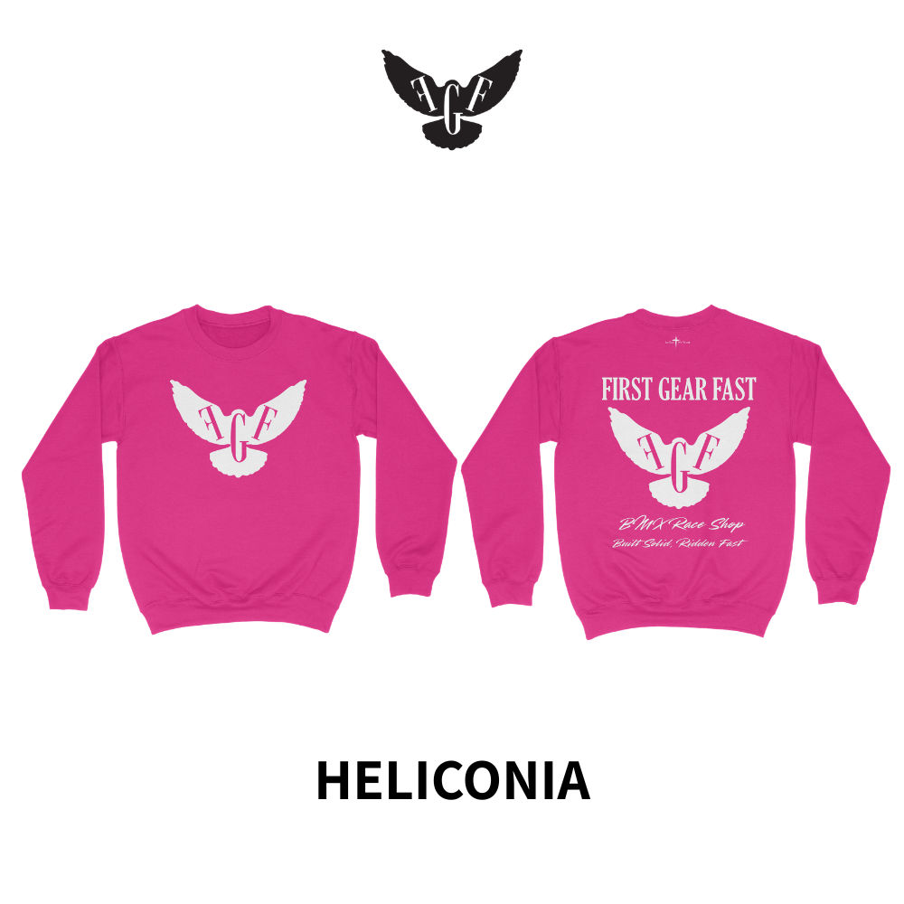Heavyweight Crewneck Sweatshirt – Classic Fleece Pullover | First Gear Fast