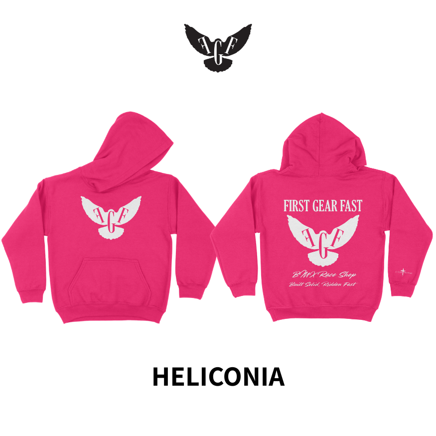 Youth Heavyweight Hoodie – Classic Fleece Pullover Sweatshirt | First Gear Fast