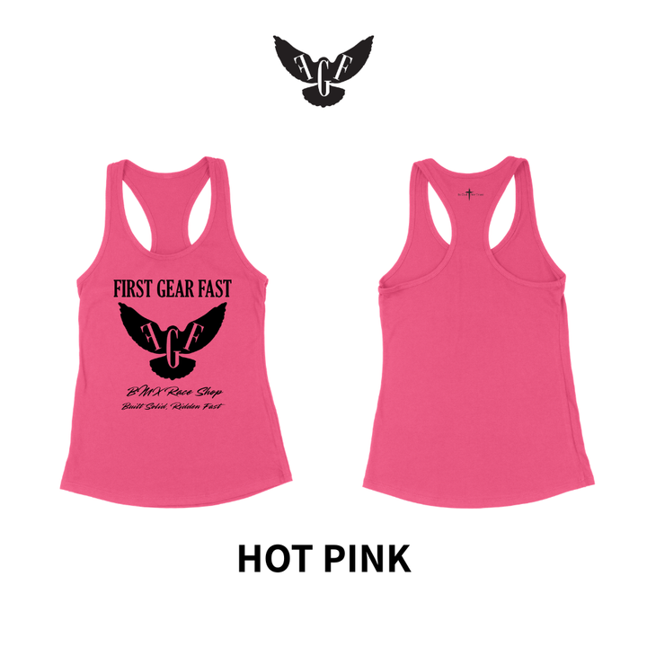 Premium Performance Racerback Tank Top – Soft Tri-Blend Athletic Women’s Tank | First Gear Fast