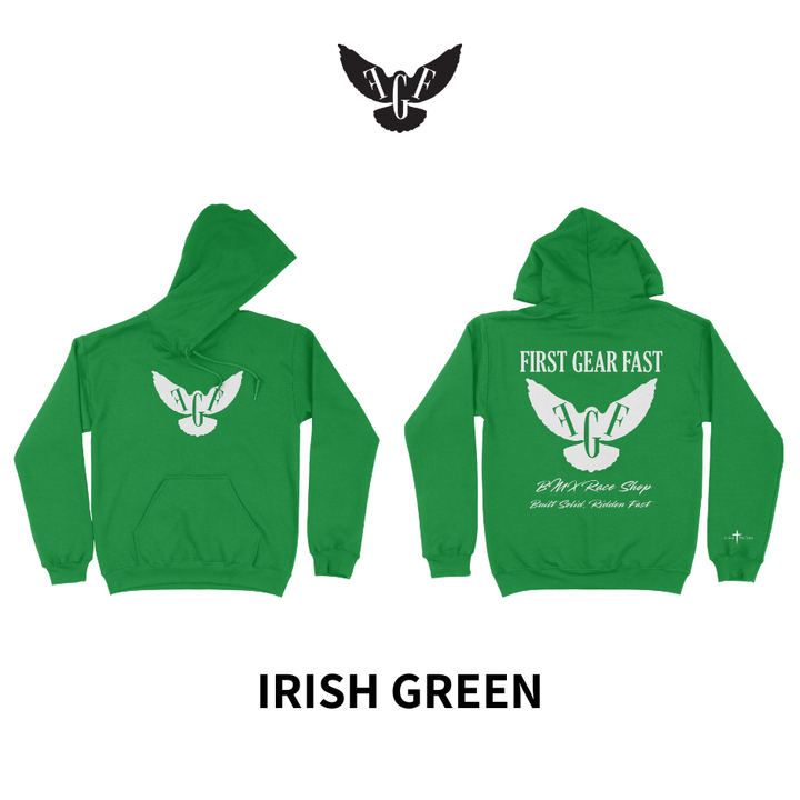 Heavyweight Hoodie – Classic Fleece Pullover Sweatshirt | First Gear Fast