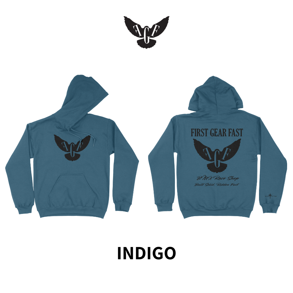 Heavyweight Hoodie – Classic Fleece Pullover Sweatshirt | First Gear Fast