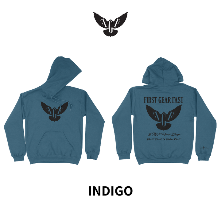 Heavyweight Hoodie – Classic Fleece Pullover Sweatshirt | First Gear Fast