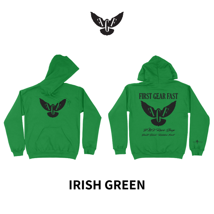 Heavyweight Hoodie – Classic Fleece Pullover Sweatshirt | First Gear Fast