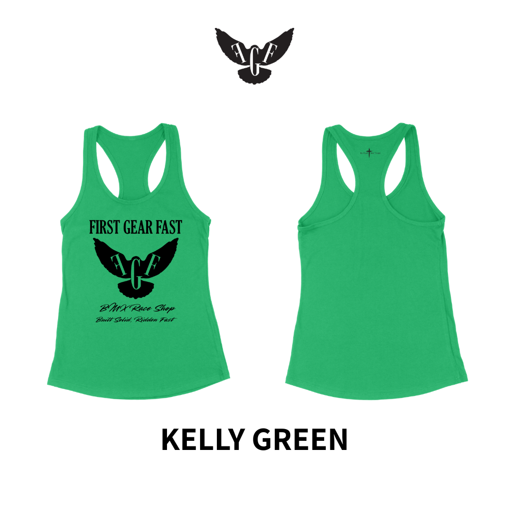 Premium Performance Racerback Tank Top – Soft Tri-Blend Athletic Women’s Tank | First Gear Fast