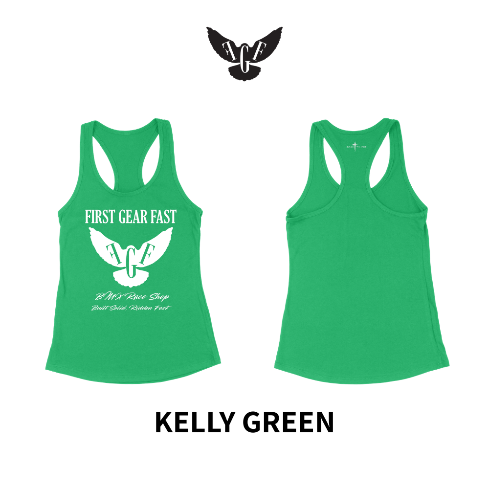 Premium Performance Racerback Tank Top – Soft Tri-Blend Athletic Women’s Tank | First Gear Fast