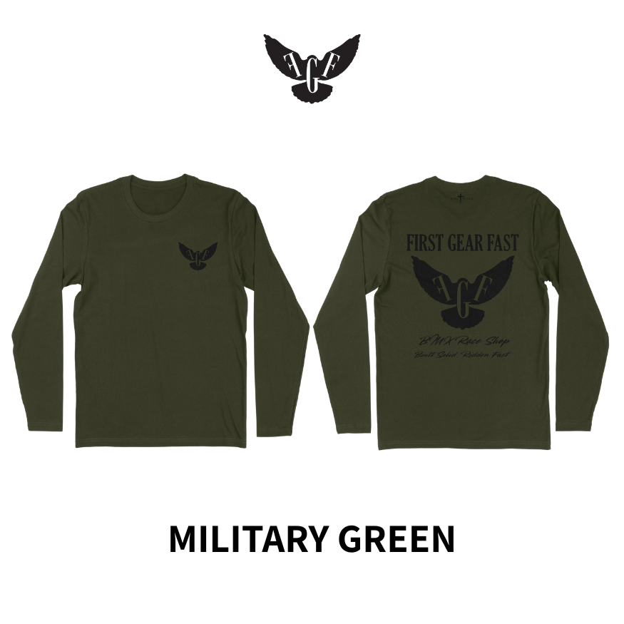 Premium Performance Long Sleeve Shirt – Lightweight Athletic Track Tee | First Gear Fast