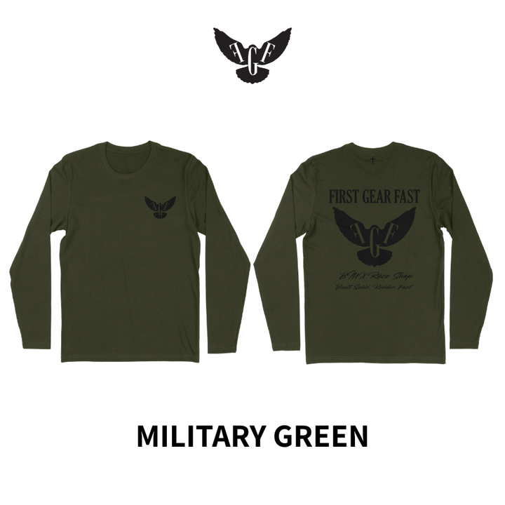 Premium Performance Long Sleeve Shirt – Lightweight Athletic Track Tee | First Gear Fast