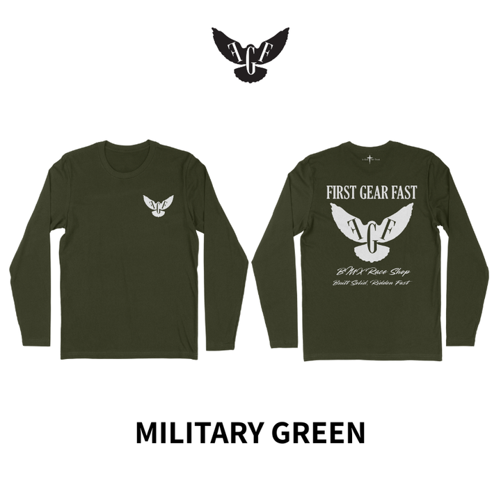 Premium Performance Long Sleeve Shirt – Lightweight Athletic Track Tee | First Gear Fast