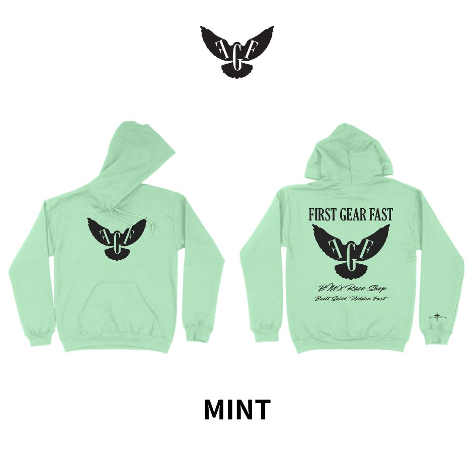 Heavyweight Hoodie – Classic Fleece Pullover Sweatshirt | First Gear Fast
