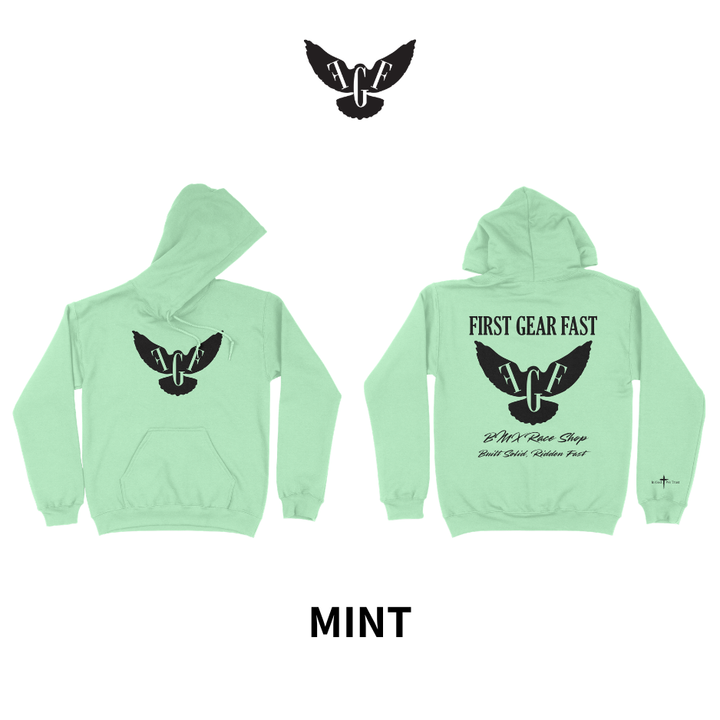 Heavyweight Hoodie – Classic Fleece Pullover Sweatshirt | First Gear Fast