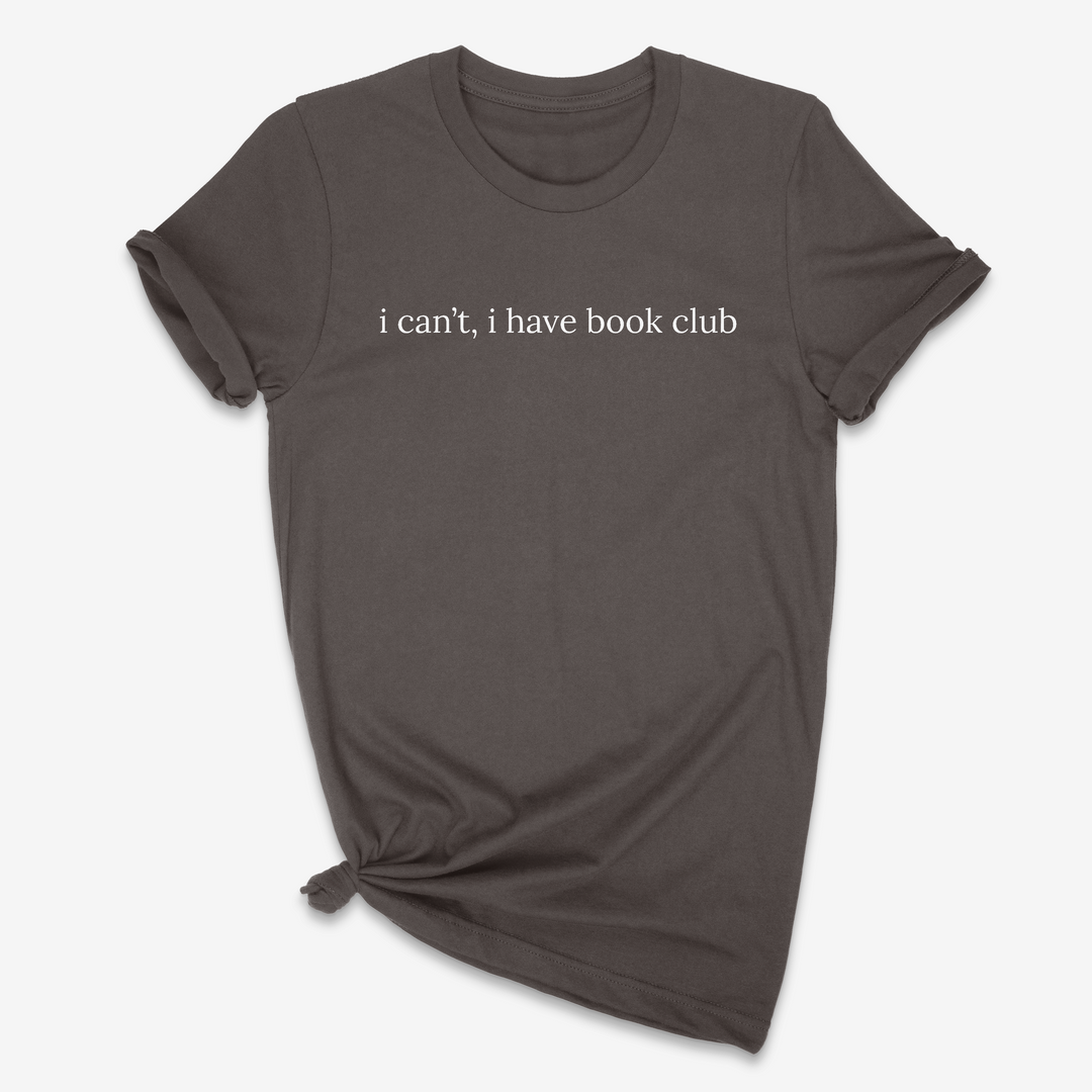 I Can't Tee – Bella + Canvas Everyday Collection
