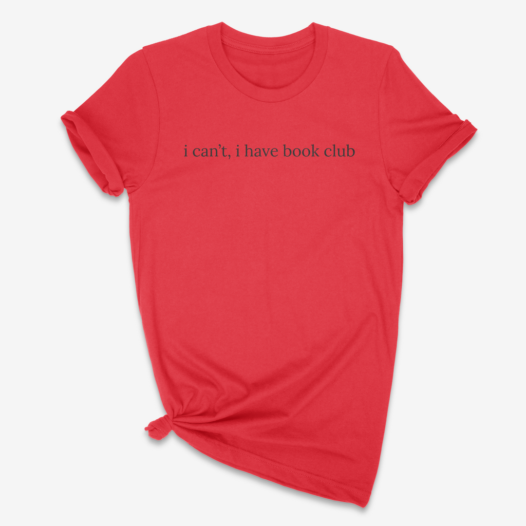 I Can't Tee – Bella + Canvas Everyday Collection