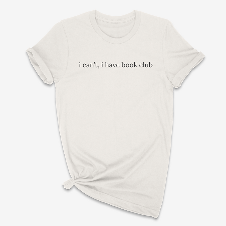 I Can't Tee – Bella + Canvas Everyday Collection
