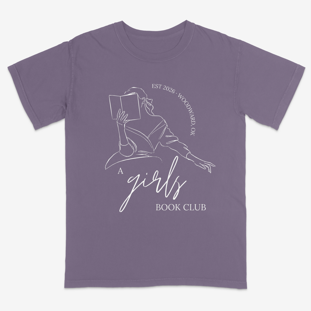 A Girls Book Club Tee – Premium Comfort Colors Shirt