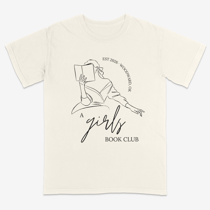 A Girls Book Club Tee – Premium Comfort Colors Shirt