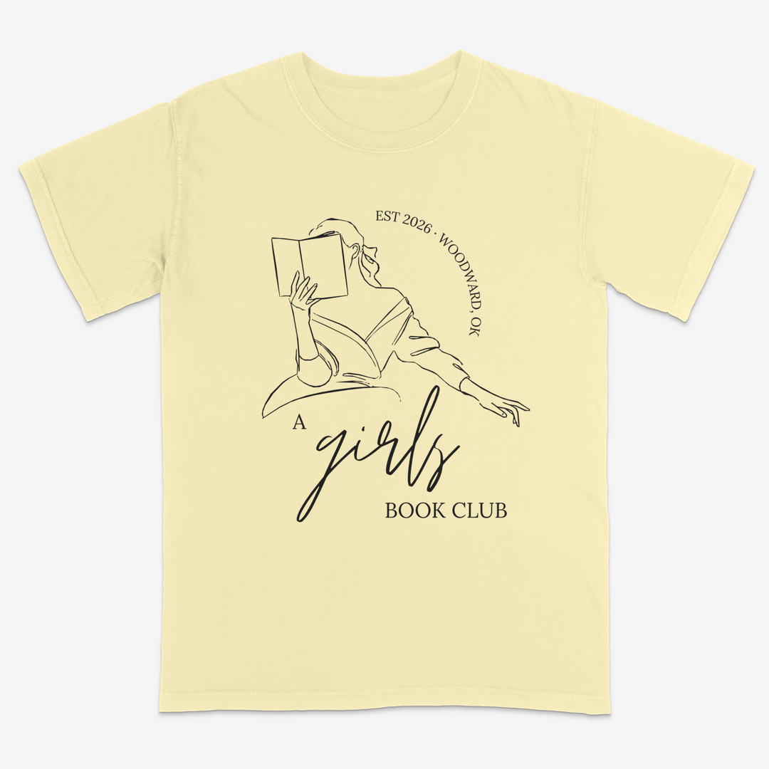 A Girls Book Club Tee – Premium Comfort Colors Shirt