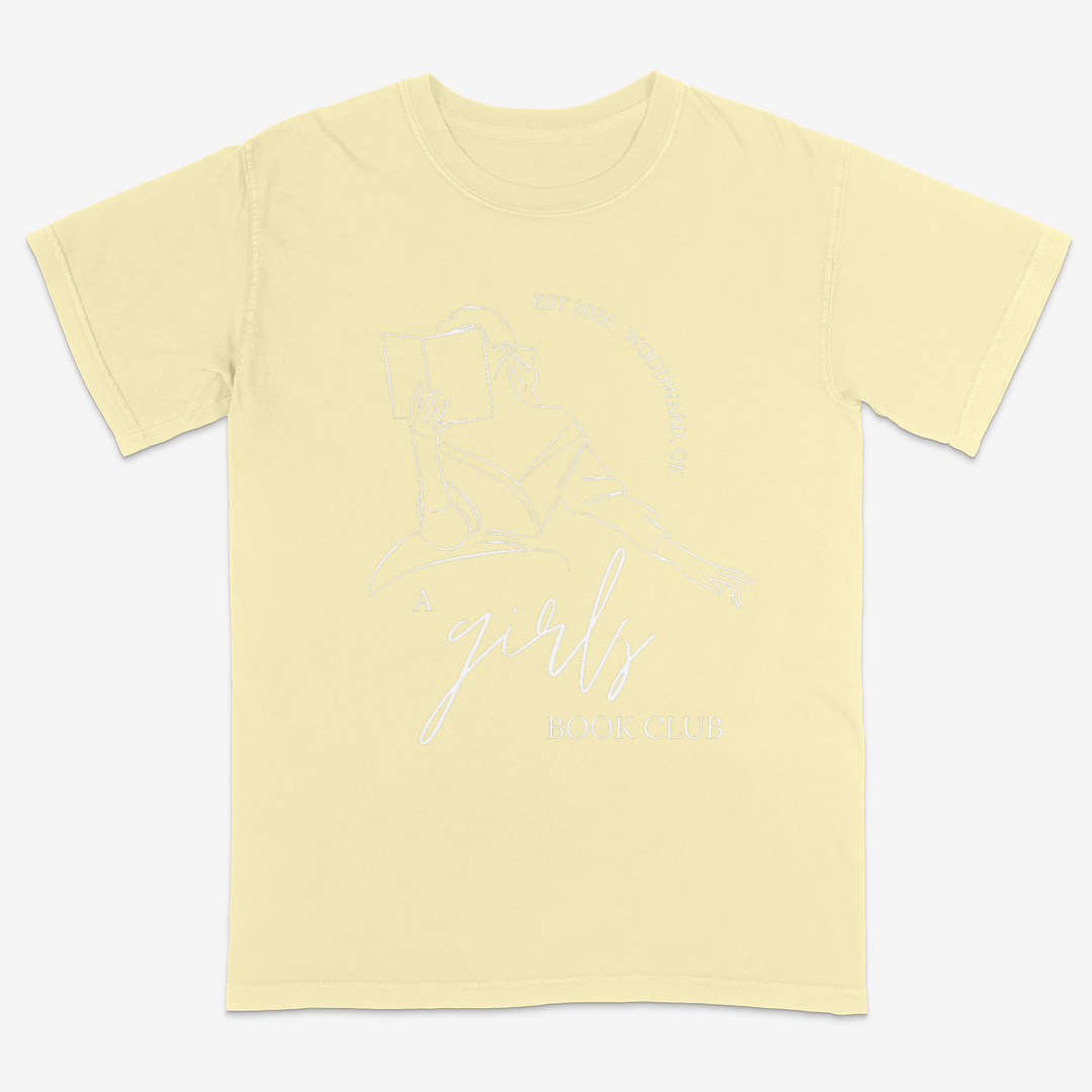 A Girls Book Club Tee – Premium Comfort Colors Shirt