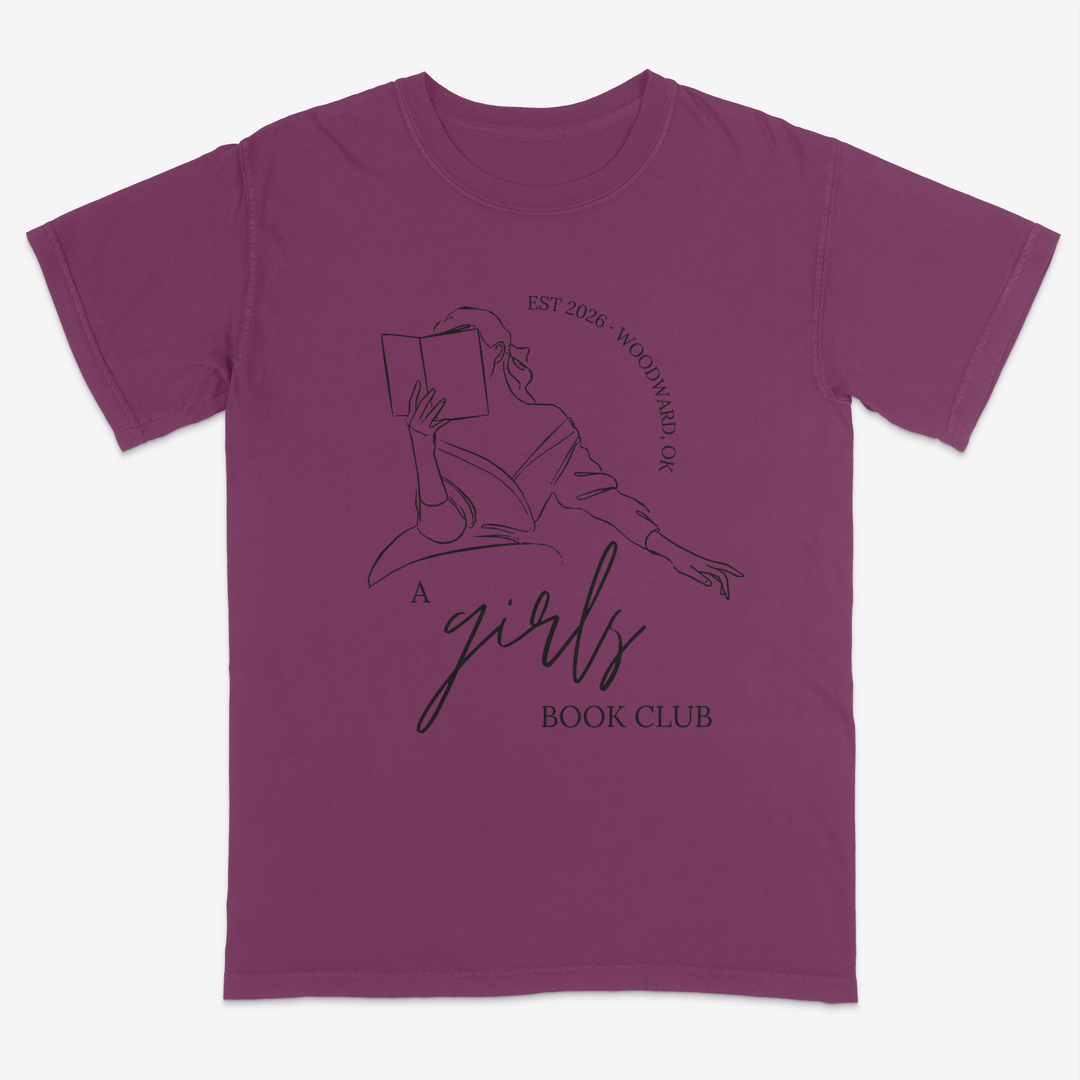 A Girls Book Club Tee – Premium Comfort Colors Shirt