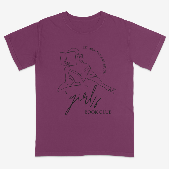 A Girls Book Club Tee – Premium Comfort Colors Shirt