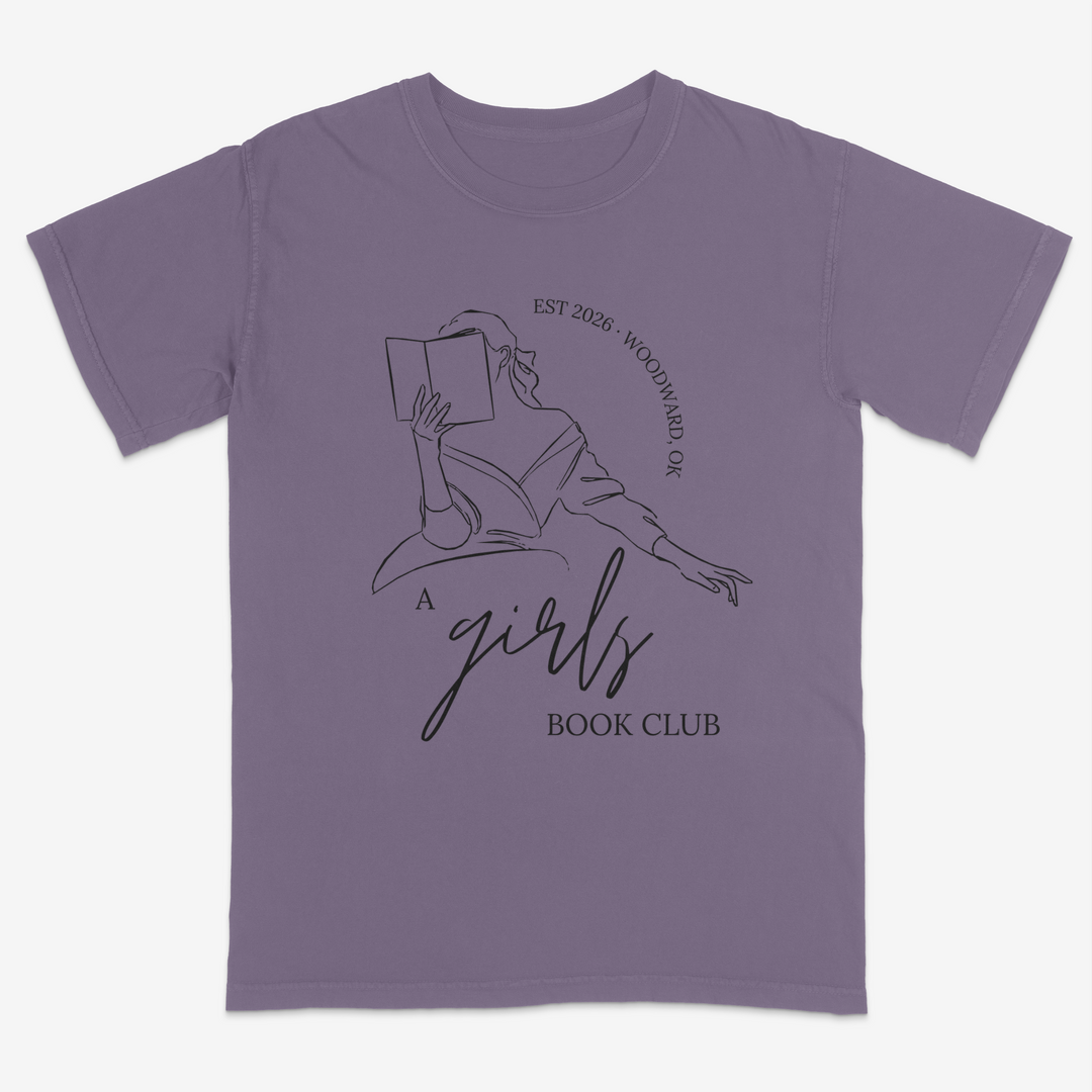 A Girls Book Club Tee – Premium Comfort Colors Shirt