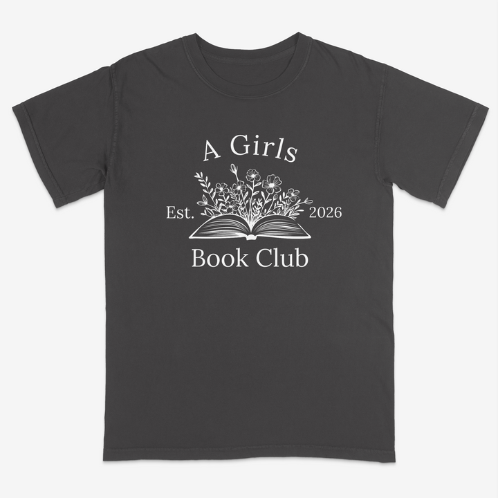 Floral Reader Tee – Premium Comfort Colors Shirt