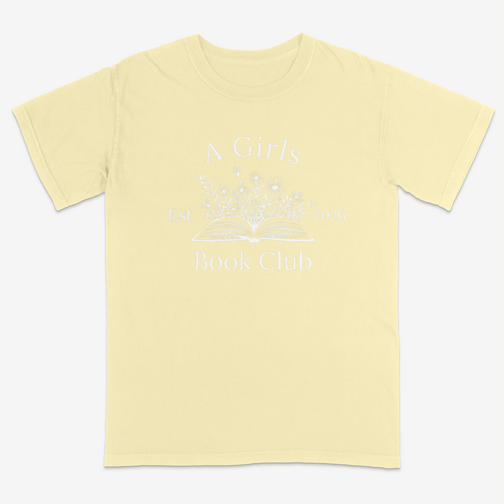 Floral Reader Tee – Premium Comfort Colors Shirt