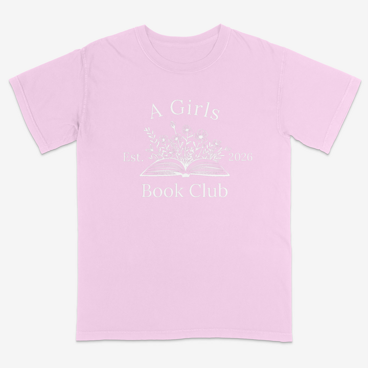 Floral Reader Tee – Premium Comfort Colors Shirt
