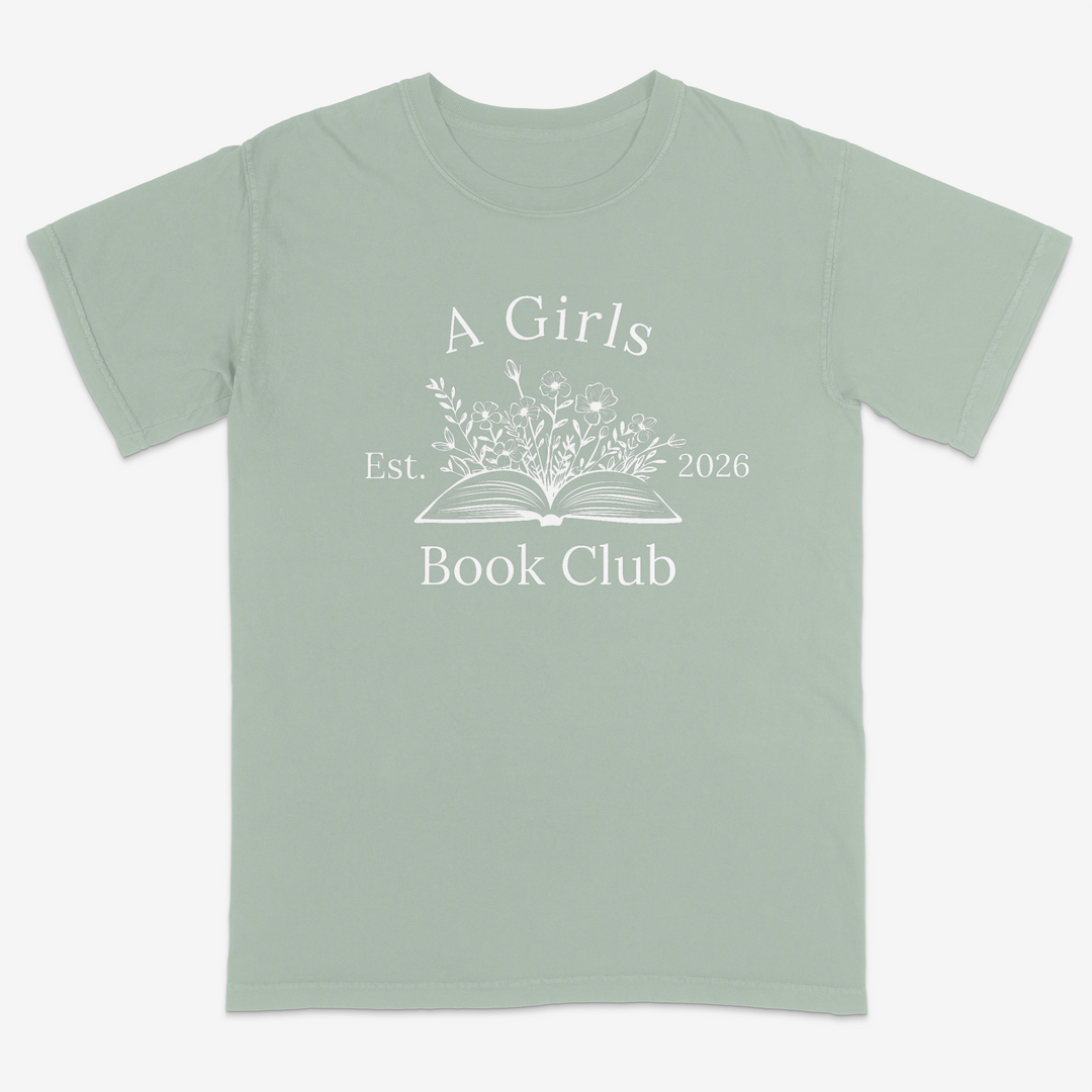 Floral Reader Tee – Premium Comfort Colors Shirt