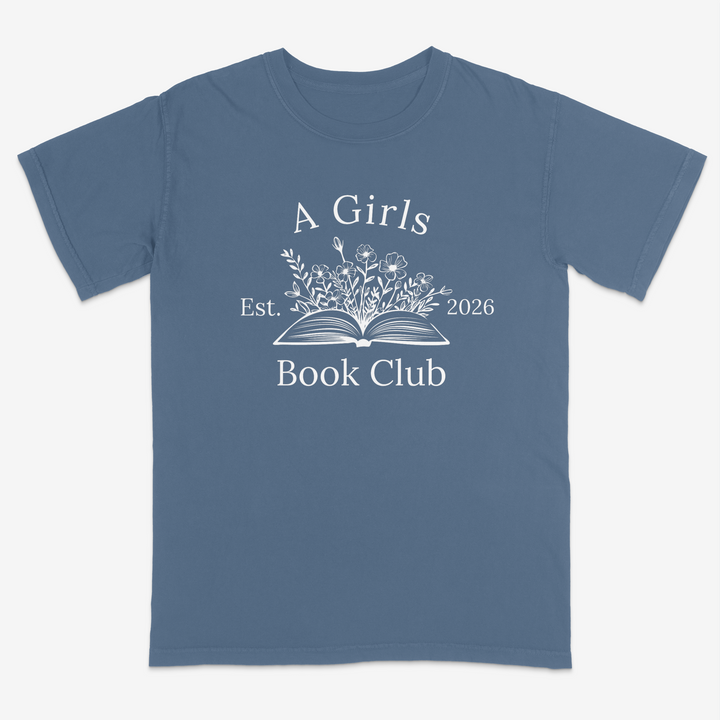 Floral Reader Tee – Premium Comfort Colors Shirt
