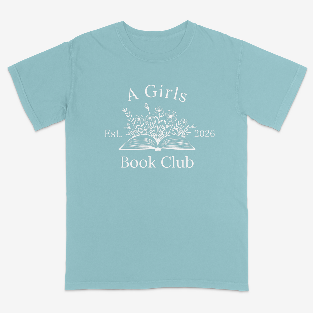 Floral Reader Tee – Premium Comfort Colors Shirt