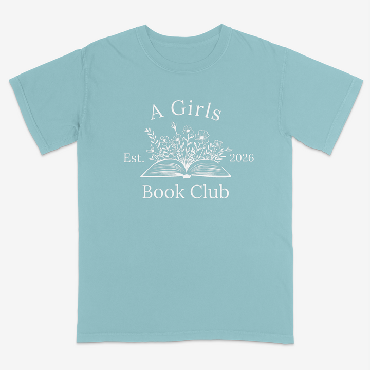 Floral Reader Tee – Premium Comfort Colors Shirt