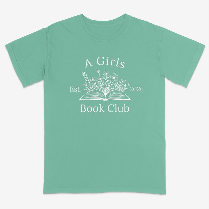 Floral Reader Tee – Premium Comfort Colors Shirt