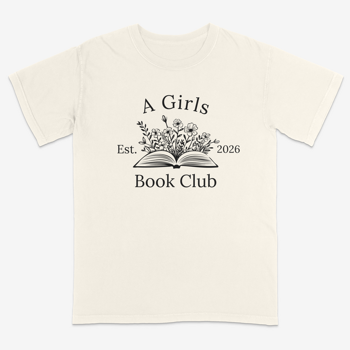 Floral Reader Tee – Premium Comfort Colors Shirt