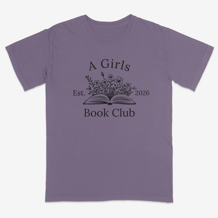 Floral Reader Tee – Premium Comfort Colors Shirt