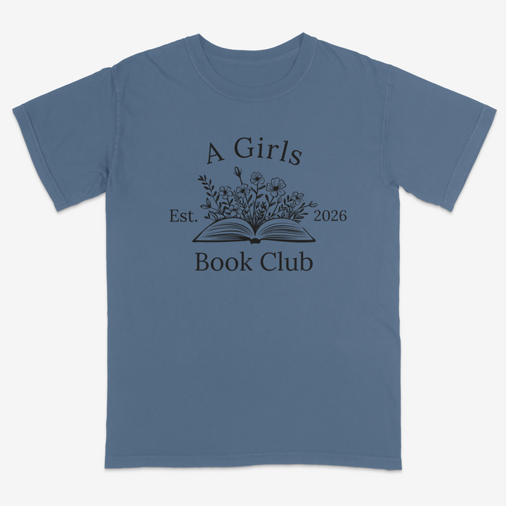 Floral Reader Tee – Premium Comfort Colors Shirt