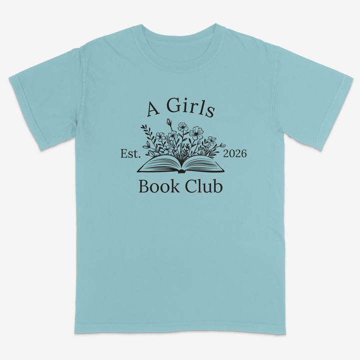 Floral Reader Tee – Premium Comfort Colors Shirt